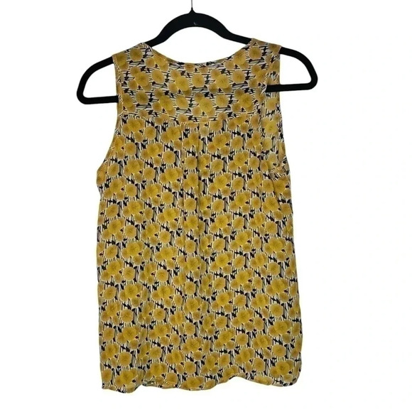 Fun2Fun Sheer‎ Tank/Blouse - Size Medium - Yellow/Black - Picture 2 of 4